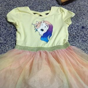 Girls unicorn tutu dress size 5/6